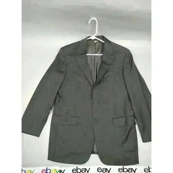 Hickey Freeman Other - Hickey Freeman Blazer Suit Coat Loro Piana Tasmanian Super 150's 40R Dark Gray